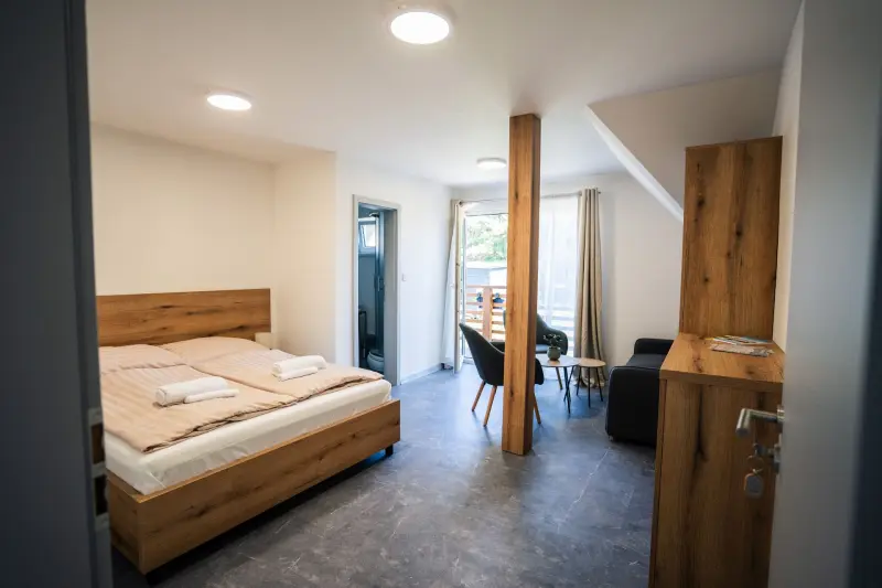 Izba Rodinna izba s možnosťou 2 prístelkov v TERMAL Residence v Hotel Aquatermal*** – Apartman HUMNO