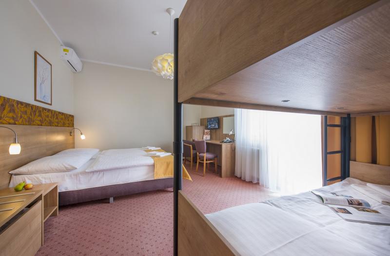 Izba Rodinná izba s možnosťou 2 prístelkov v Hotel Aquatermal*** – rodinná izba